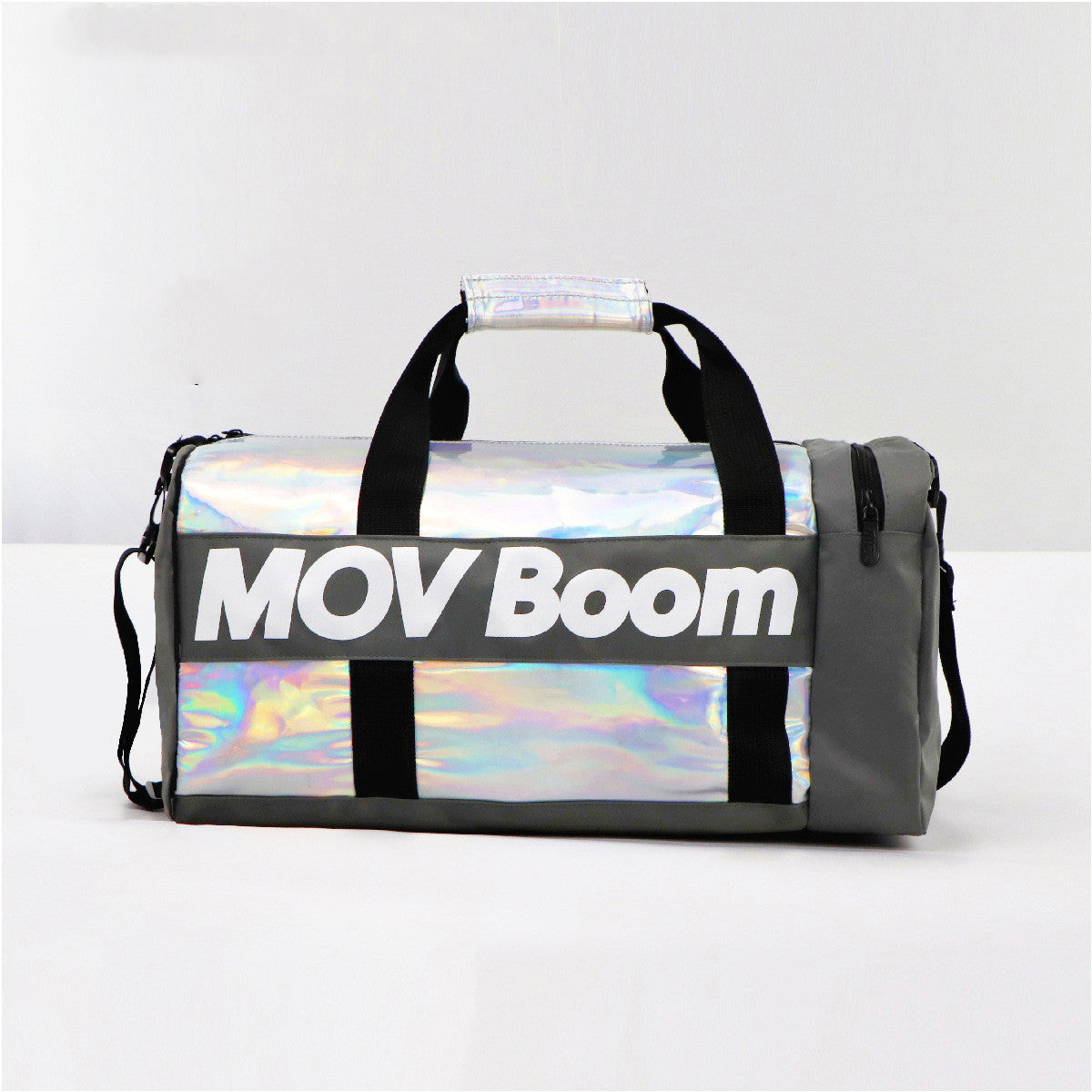 Laser PU Leather Gym Bag – Stylish Sports Training Yoga Bag