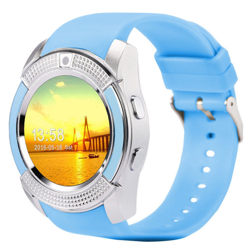 Full Circle Smartwatch with Card Slot Sleep and Activity Monitor