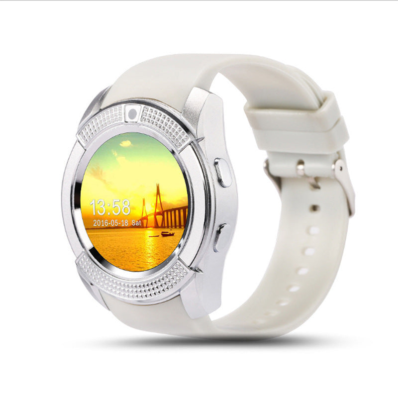 Full Circle Smartwatch with Card Slot Sleep and Activity Monitor