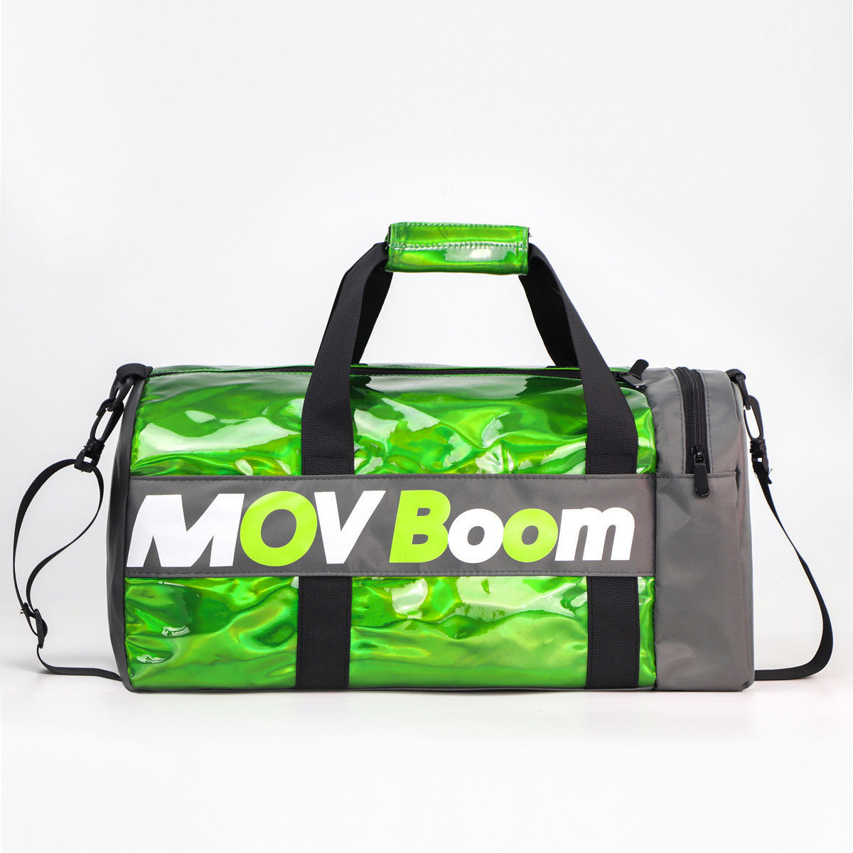 Laser PU Leather Gym Bag – Stylish Sports Training Yoga Bag