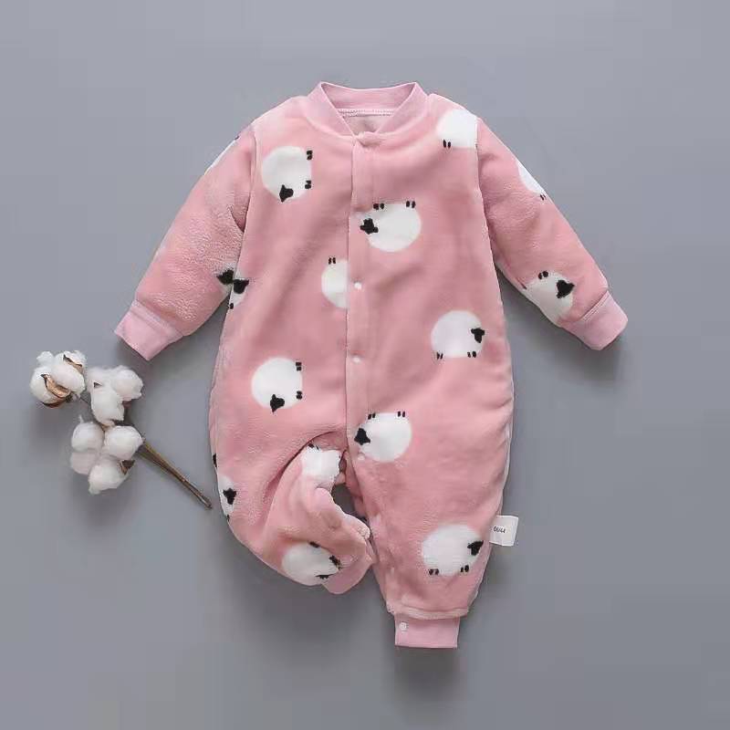 Long Sleeve Baby Romper – Soft and warm Cotton One-Piece for Infants
