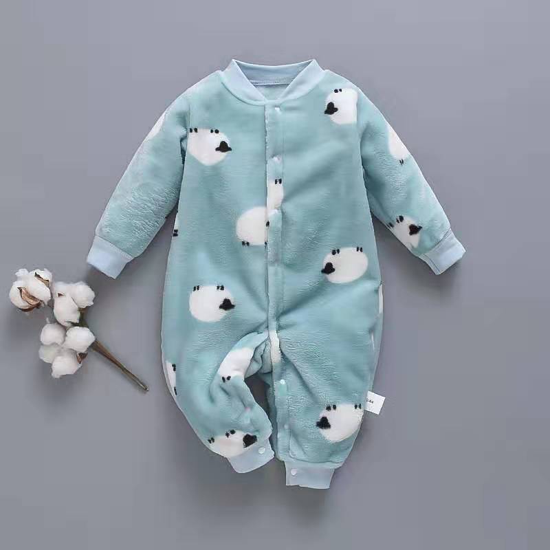 Long Sleeve Baby Romper – Soft and warm Cotton One-Piece for Infants