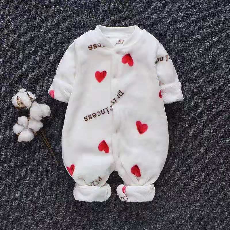 Long Sleeve Baby Romper – Soft and warm Cotton One-Piece for Infants