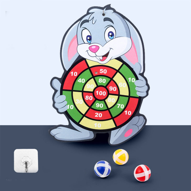 Cartoon Animal Dart Board Toy for Kids Indoor Safe Game