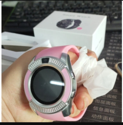 Full Circle Smartwatch with Card Slot Sleep and Activity Monitor