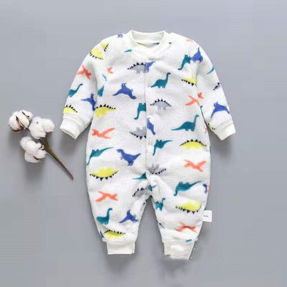  Long Sleeve Baby Romper –  Soft and warm Cotton One-Piece for Infants