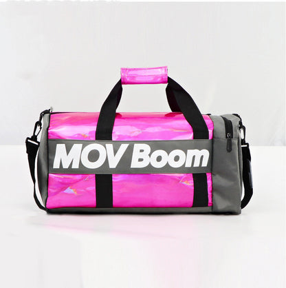  Laser PU Leather Gym Bag – Stylish Sports Training Yoga Bag