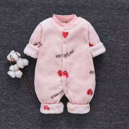  Long Sleeve Baby Romper –  Soft and warm Cotton One-Piece for Infants