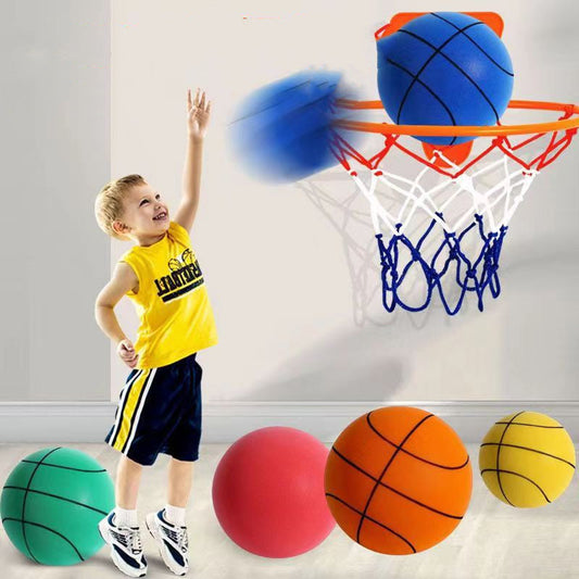 Silent Indoor Foam Basketball for Kids Soft High-Density Ball for kids