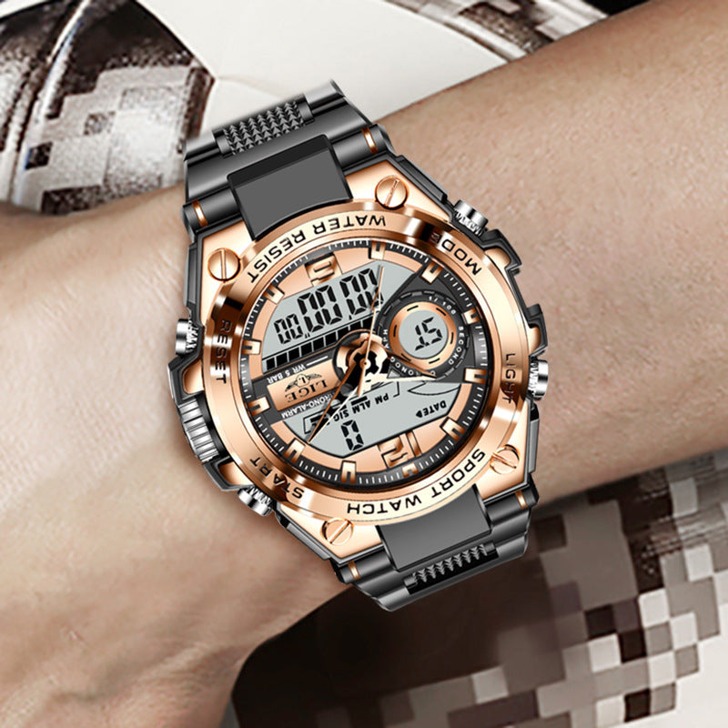 Luminous Quartz Watch Waterproof Casual Timepiece for Men and Women